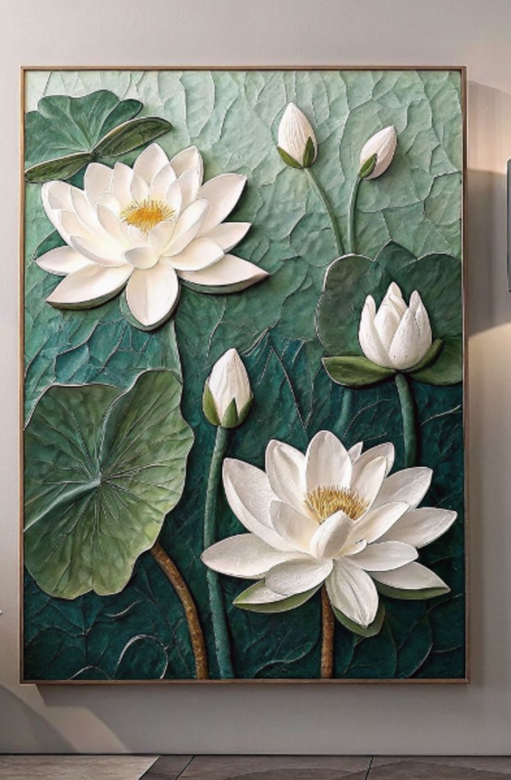 Simple Texture Paint Idea for Your Drawing Room Canvas